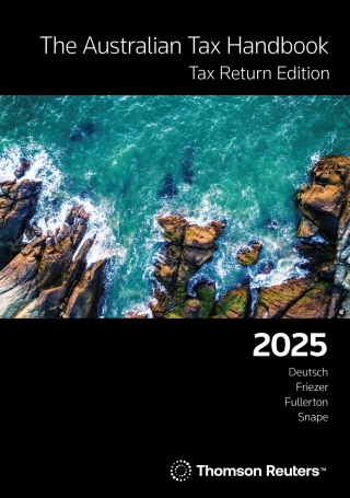 Cover image: Australian Tax Handbook Tax Return Edition 2025 1st edition 9780864601360