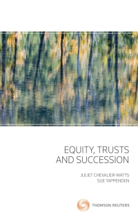 Cover image: Equity, Trusts and Succession 1st edition 9780864728500