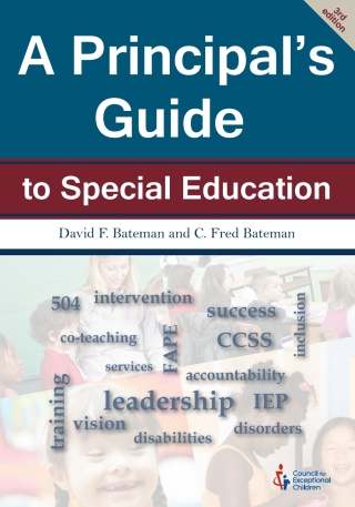 Cover image: A Principal's Guide to Special Education 3rd edition 9780865864795