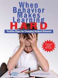 表紙画像: When Behavior Makes Learning HARD: Positive Steps for Changing Student Behavior 1st edition 9780865864481