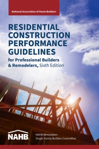 Cover image: Residential Construction Performance Guidelines, Contractor Reference 9780867187915