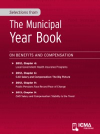 Cover image: Selections from The Municipal Year Book: On Benefits and Compensation