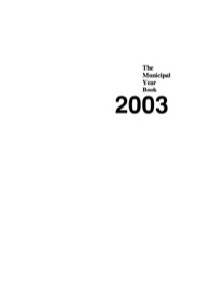 Cover image: The Municipal Year Book 2003 9780873268653