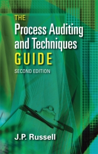 Cover image: The Process Auditing and Techniques Guide 2nd edition 9780873897822