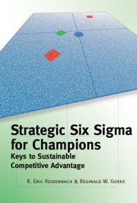 Cover image: Strategic Six Sigma for Champions 9780873896832