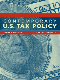 Imagen de portada: Contemporary U.S. Tax Policy 2nd edition 9780877667384