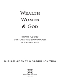 Cover image: Wealth, Women, and God 1st edition 9780878086238