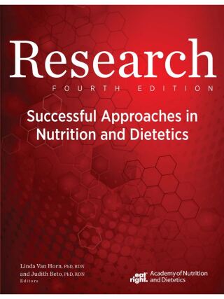 Cover image: Research: Successful Approaches in Nutrition and Dietetics 4th edition 9780880919463
