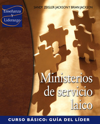Imagen de portada: Ministerios de servicio laico, Curso básico, Guía del líder 9780881776768