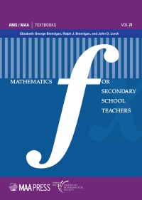 表紙画像: Mathematics for Secondary School Teachers 9780883857731
