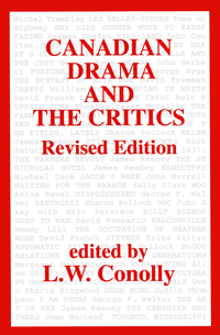 Titelbild: Canadian Drama and the Critics 9780889223592