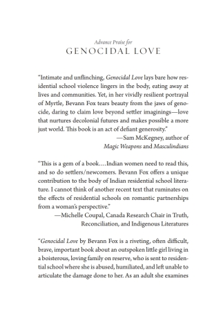 Titelbild: Genocidal Love 9780889777415