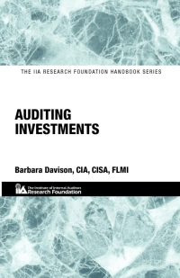 Cover image: Auditing Investments 9780894134272