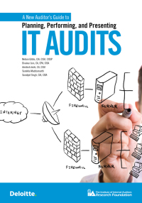 Imagen de portada: A New Auditor's Guide to Planning, Performing, and Presenting IT Audits 9780894136856