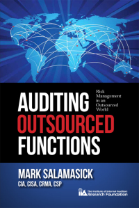 Omslagafbeelding: Auditing Outsourced Functions: Risk Management in an Outsourced World 9780894137259