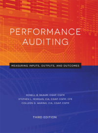 Imagen de portada: Performance Auditing: Measuring Inputs, Outputs, and Outcomes 3rd edition 9780894139765