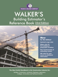 Cover image: Walker's Building Estimator's Reference Book 33rd Edition 33rd edition 9780911592337
