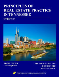 Cover image: Principles of Real Estate Practice in Tennessee 1st edition 9780915777051