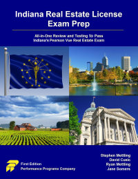 Cover image: Indiana Real Estate License Exam Prep: All-in-One Review and Testing to Pass Indiana's Pearson Vue Real Estate Exam 1st edition 9780915777068