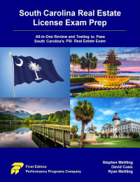 Imagen de portada: South Carolina Real Estate License Exam Prep: All-in-One Review and Testing to Pass South Carolina's PSI Real Estate Exam 1st edition 9780915777099