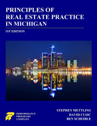 表紙画像: Principles of Real Estate Practice in Michigan 1st edition 9780915777174