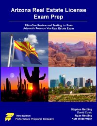 Imagen de portada: Arizona Real Estate License Exam Prep: All-in-One Review and Testing to Pass Arizona's Pearson Vue Real Estate Exam  3rd edition 9780915777259