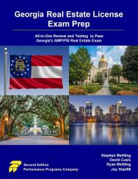 Omslagafbeelding: Georgia Real Estate License Exam Prep: All-in-One Review and Testing to Pass Georgia's AMP/PSI Real Estate Exam 2nd edition 9780915777389