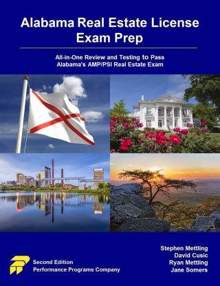 Cover image: Alabama Real Estate License Exam Prep: All-in-One Review and Testing to Pass Alabama's AMP/PSI Real Estate Exam 2nd edition 9780915777440