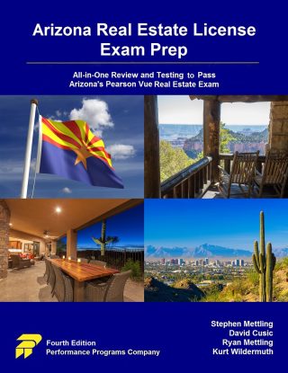Cover image: Arizona Real Estate License Exam Prep: All-in-One Review and Testing to Pass Arizona's Pearson Vue Real Estate Exam 4th edition 9780915777532