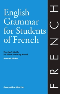 Immagine di copertina: English Grammar for Students of French 7th edition 9780934034425