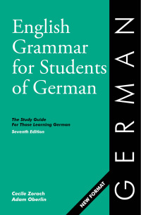 Omslagafbeelding: English Grammar for Students of German 7th edition 9780934034555