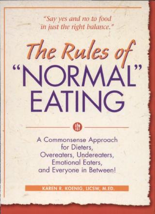 Cover image: The Rules of "Normal" Eating 9780936077215