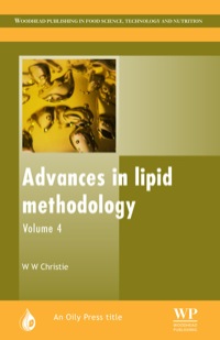 Imagen de portada: Advances in Lipid Methodology 9780951417171