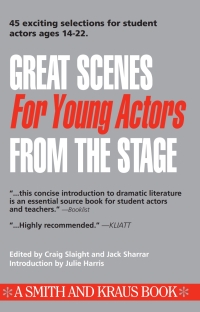 Imagen de portada: Great Scenes for Young Actors: Volume 1 1st edition 9780962272264