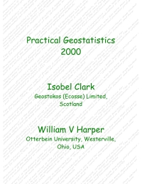 Cover image: Practical Geostatistics 2000 1st edition 9780970331700