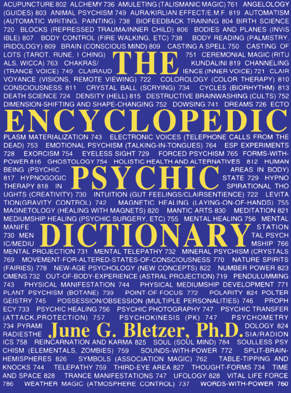 Encyclopedic Psychic Dictionary