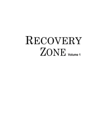Imagen de portada: Recovery Zone Volume 1 9780977440016