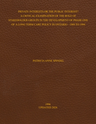 Cover image: PRIVATE INTERESTS OR THE PUBLIC INTEREST? 1st edition 9780980924855