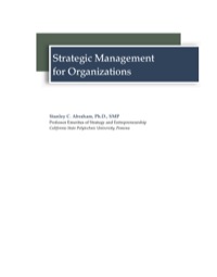 Cover image: Strategic Management for Organizations 1st edition 9780984182381