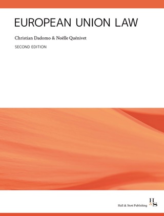 Cover image: European Union Law 2nd edition 9780995653009