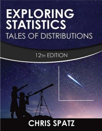 Cover image: Exploring Statistics: Tales of Distributions 12th edition 9780996339223
