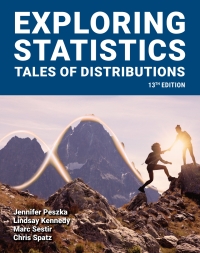 Cover image: Exploring Statistics: Tales of Distributions 13th edition 9780996339254