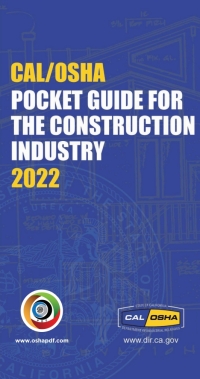 Cover image: Cal/OSHA Construction Industry Pocket Guide 1st edition 9781952160110