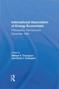 Imagen de portada: World Energy Markets 1st edition 9780367216900