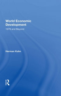 Immagine di copertina: World Economic Development 1st edition 9780367216771