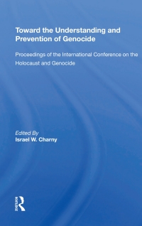 Cover image: Toward The Understanding And Prevention Of Genocide 1st edition 9780367216986