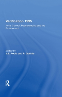 Titelbild: Verification 1995 1st edition 9780367215651