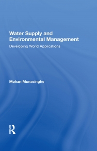 Omslagafbeelding: Water Supply And Environmental Management 1st edition 9780367216290