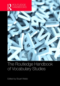 Cover image: The Routledge Handbook of Vocabulary Studies 1st edition 9781138735729