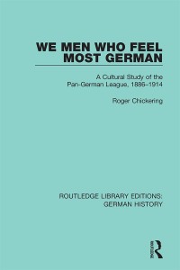 Imagen de portada: We Men Who Feel Most German 1st edition 9780367230371